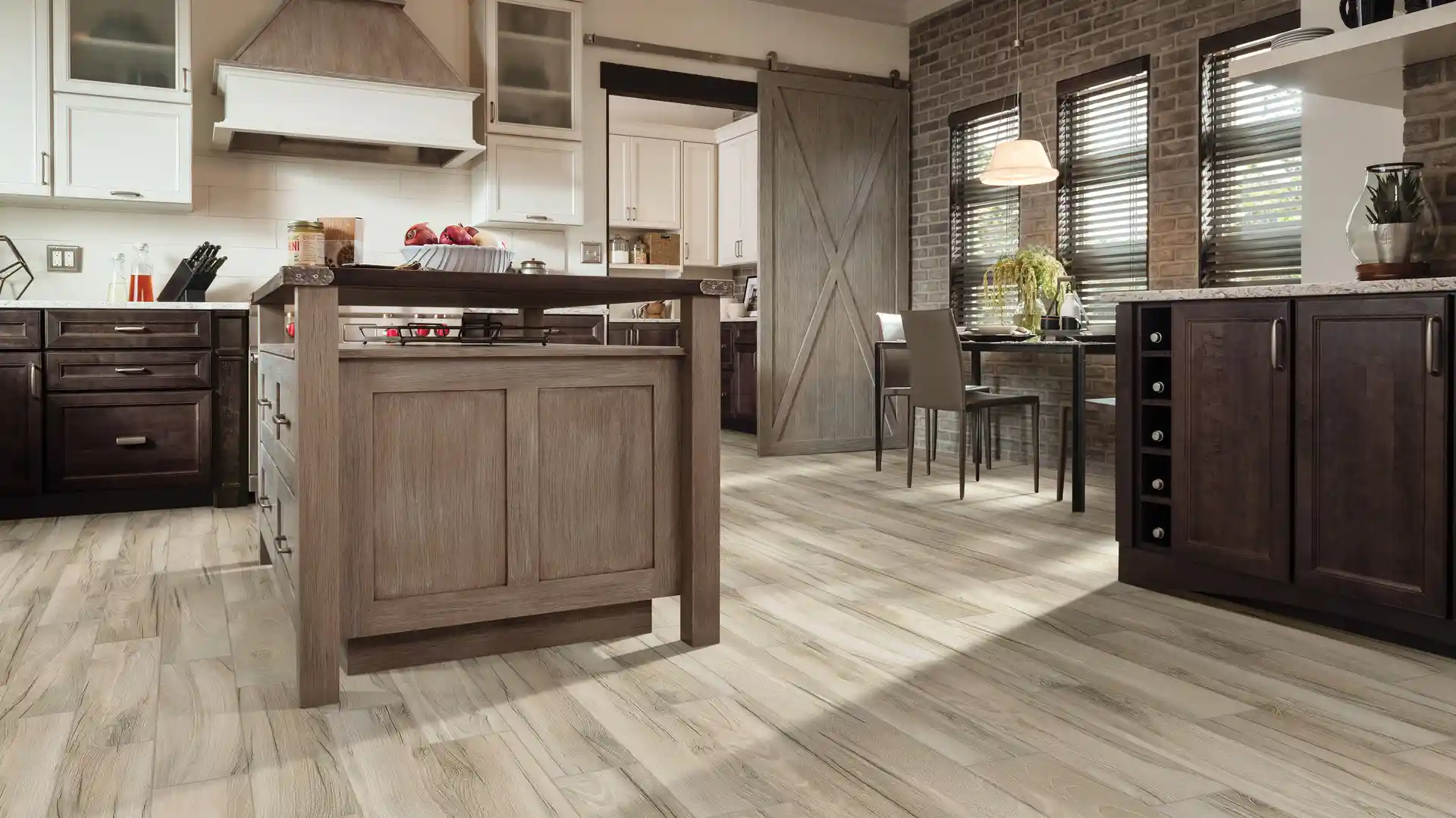 tile flooring in kitchen